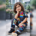১–১২ বছর বয়সী বাবুদের জন্য মাল্টিকালার টি-শার্ট + ফুল প্যান্ট কম্বো